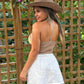 Top Ribbed Halter