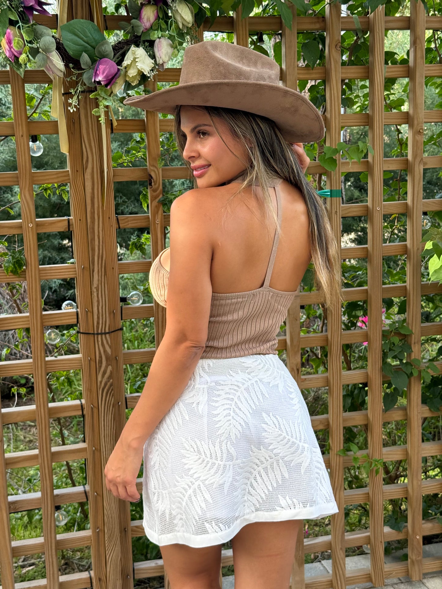 Top Ribbed Halter