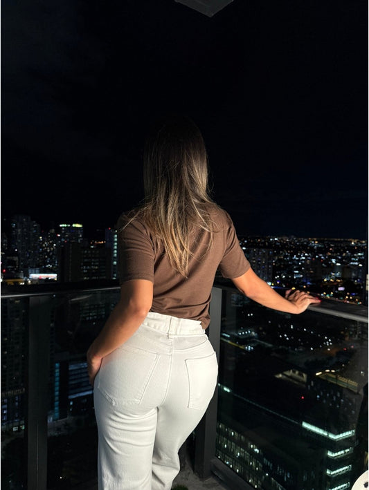 Jean High Rise Drawstring