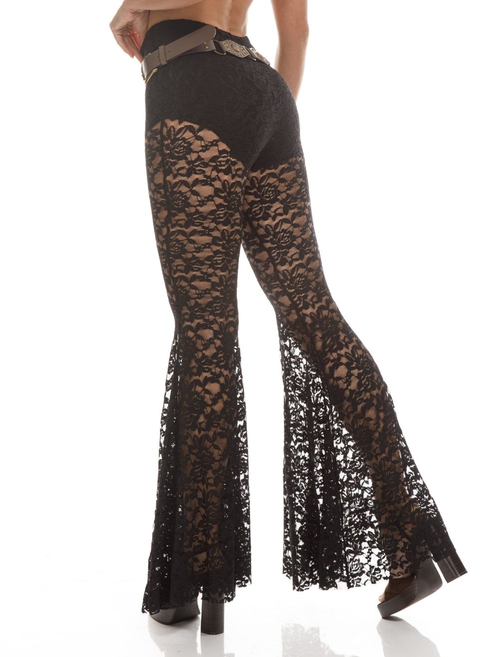 Lace Sheer Pants