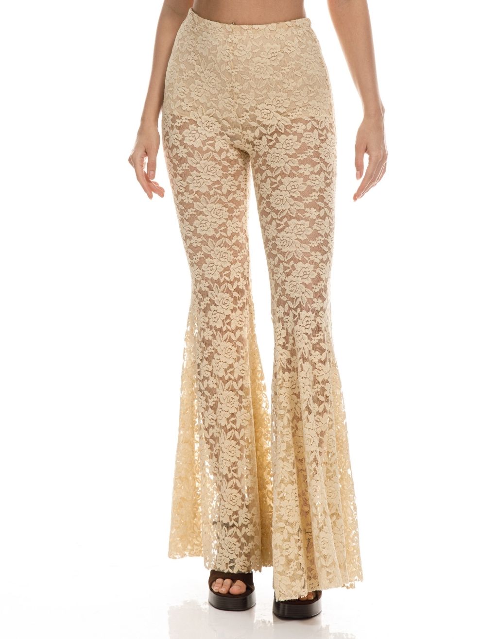 Lace Sheer Pants
