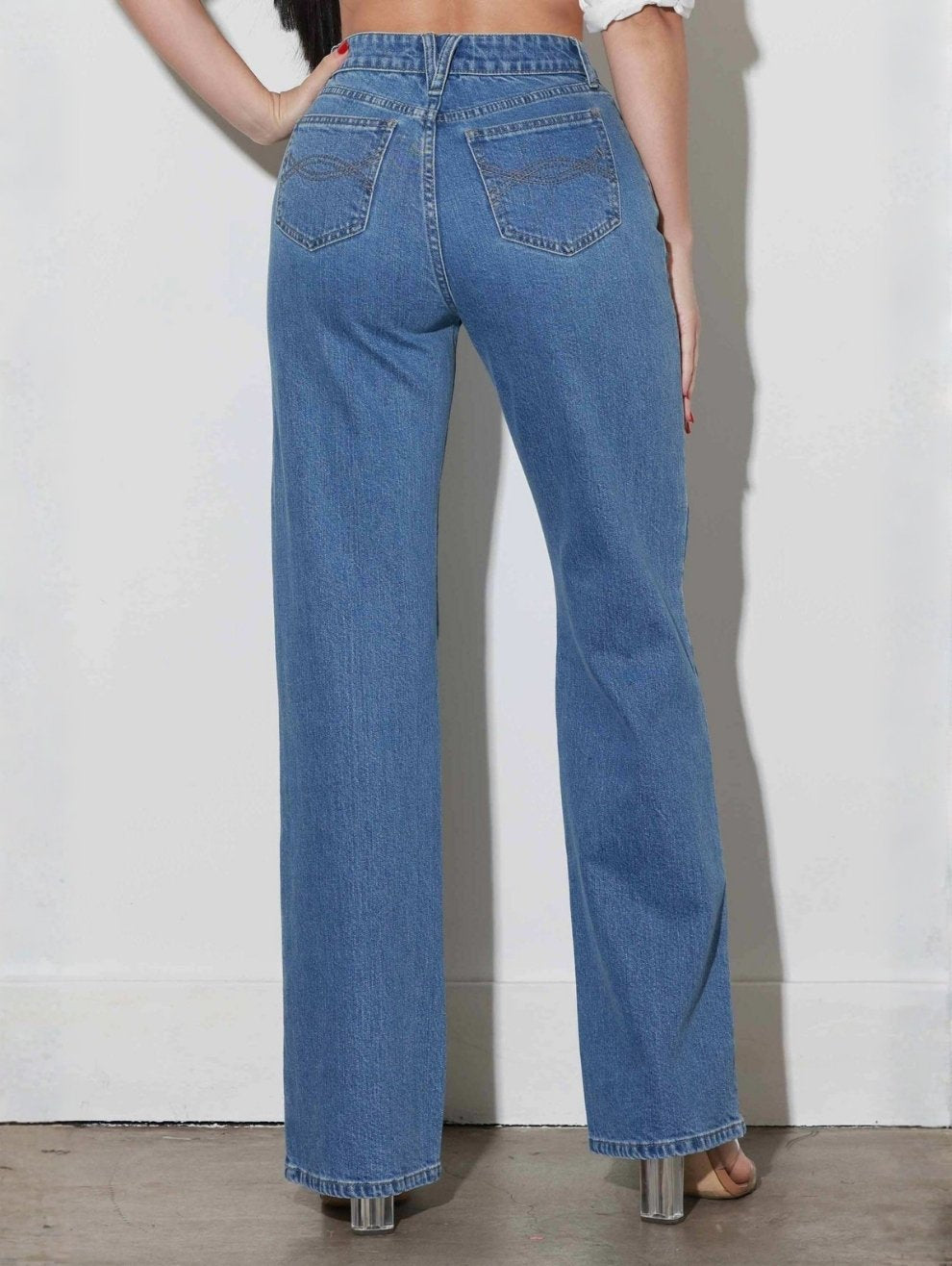 High Rise Straight Jean