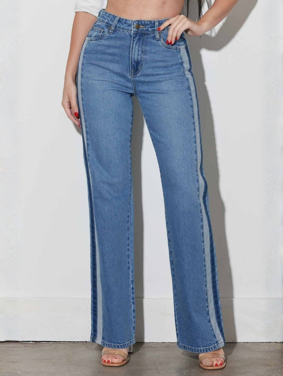 High Rise Straight Jean