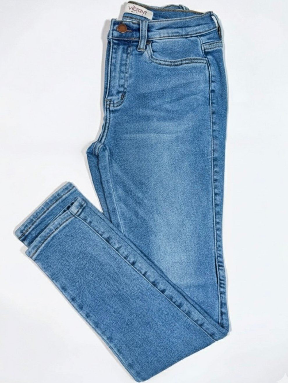 Jean skinny de tiro alto