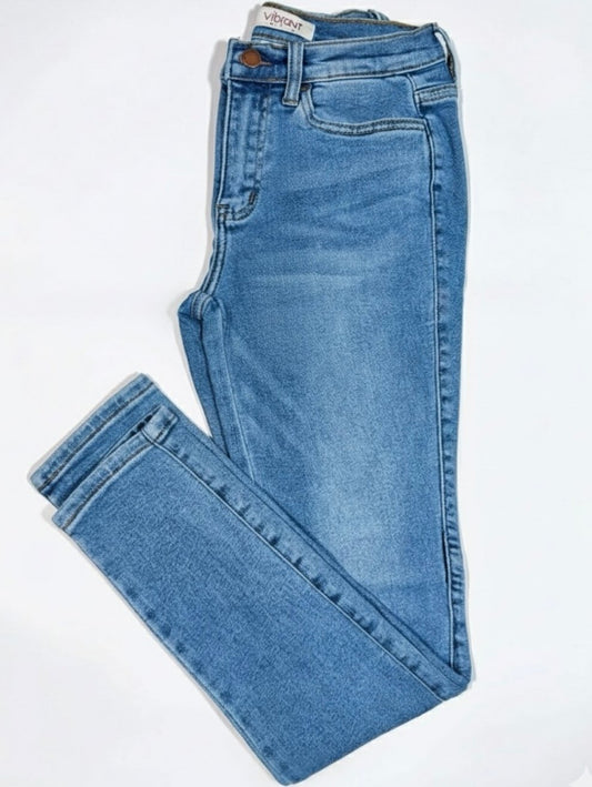 Jean skinny de tiro alto