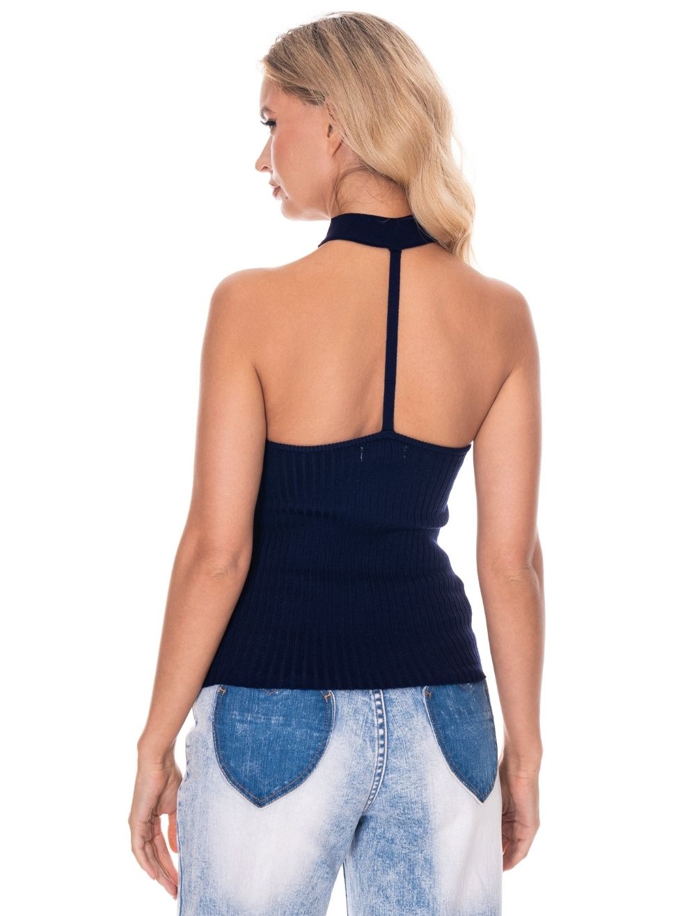 Top Ribbed Halter