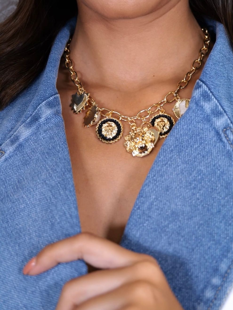 Denim White&Denim Set