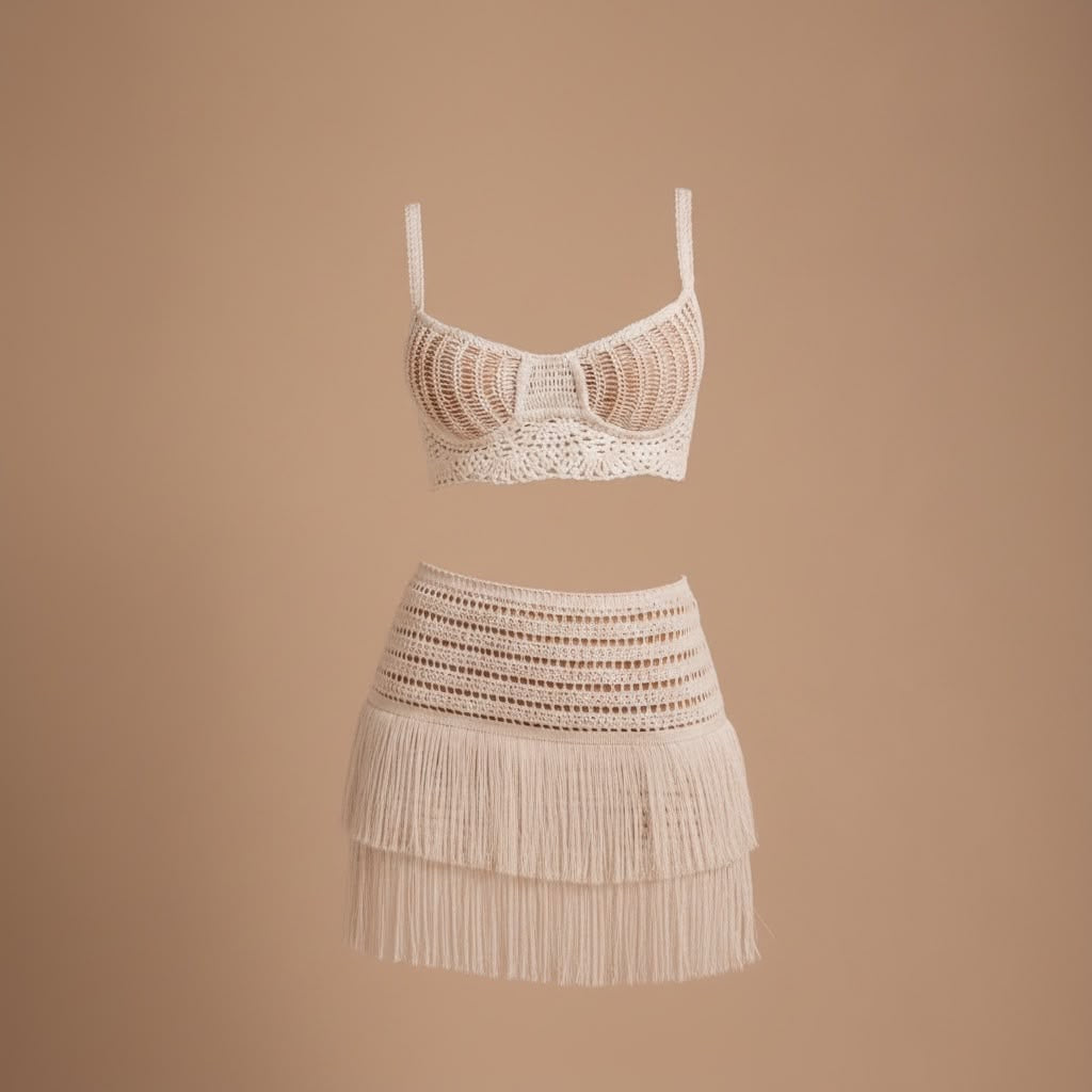 Mykonos Crochet Dress