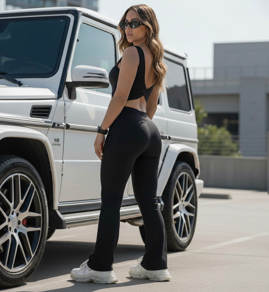 Wide Leg Sport Jumpsuit